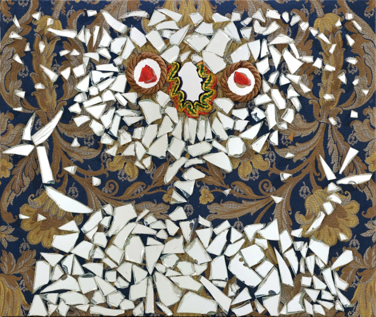 Enrico Baj - Personaggio allo specchio (Personnage dans le miroir)